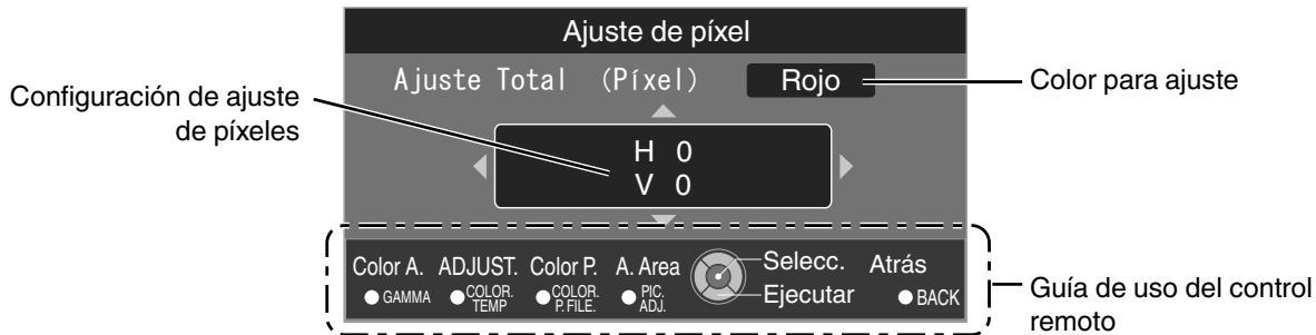 JVC DLA-X55R - Ajuste Total (Pixel) Procedimiento de operación X95R X75R X55R - 2