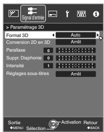 JVC DLA-X75R - Convertir des films 2D en films 3D pour les visionner - 2