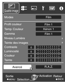 JVC DLA-X75R - Appuyez sur le bouton [MENU] pour afficher le MENU - 2