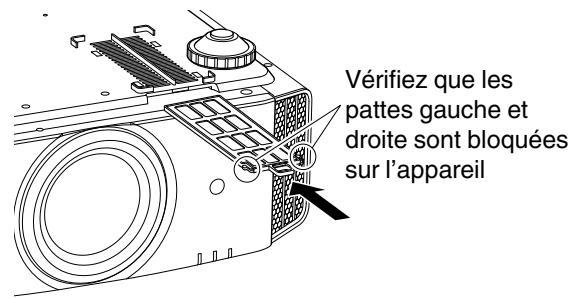 JVC DLA-X75R - Nettoyez le filtre - 3