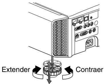 JVC DLA-X75R - Ajuste del ángulo de elevación del projector - 2