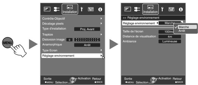 JVC DLA-X75R - Régler automatiquement la qualité d'image en fonction de l'environnement de visionnage X95R X75R X55R - 2