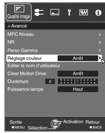 JVC DLA-X75R - Appuyez sur le bouton [MENU] pour afficher le MENU - 4