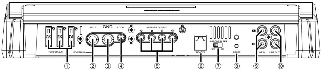 KENWOOD KAC-X1R - CAUTION - 5