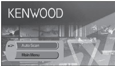 KENWOOD KTC-D500E - Mudar para ecran de TV digital - 5