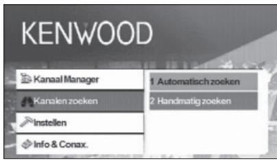 KENWOOD KTC-D500E - Handmatig kanalen zoeken (Handmatig zoeken) - 1