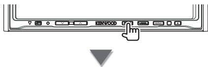 KENWOOD KTC-D500E - Het bedieningsscherm voor de tv weergeven - 1