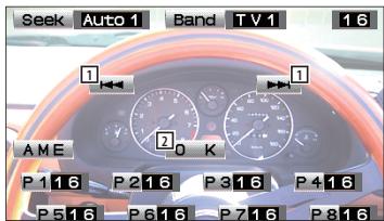 KENWOOD KTC-D500E - Fonctions disponibles quand l'écran de commande est affché - 3