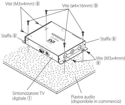 KENWOOD KTC-D500E - Installazione con viti - 2