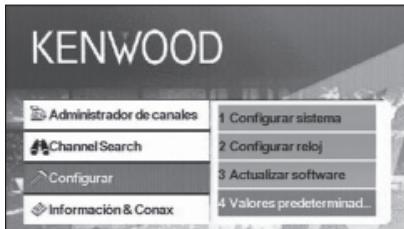KENWOOD KTC-D500E - Aplicar los values predeterminados - 1
