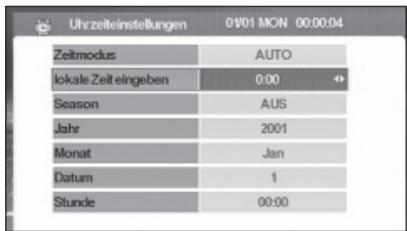 KENWOOD KTC-D500E - Einstellen der Systemuhr - 2