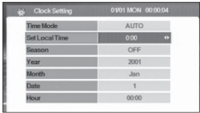 KENWOOD KTC-D500E - Setting the Clock - 2