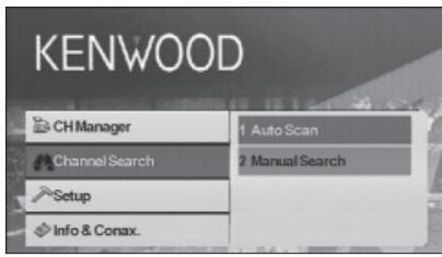KENWOOD KTC-D500E - Ricerca della stazione al momento disponibile (Auto Scan) - 1