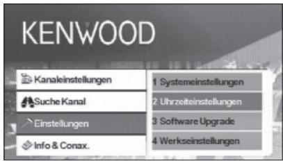 KENWOOD KTC-D500E - Einstellen der Systemuhr - 1