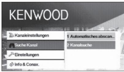KENWOOD KTC-D500E - Manuelle Sendersuche (Kanalsuche) - 1