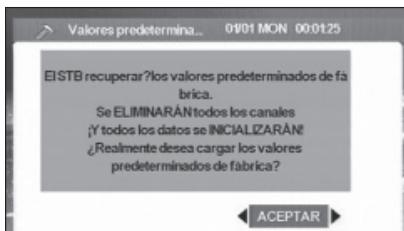 KENWOOD KTC-D500E - Aplicar los values predeterminados - 2
