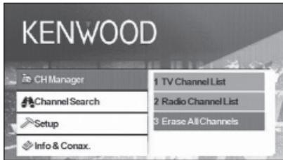 KENWOOD KTC-D500E - Erasing Channel List - 1
