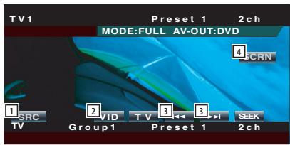 KENWOOD KTC-D500E - Affichage du panneau de commande facile - 3