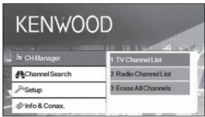 KENWOOD KTC-D500E - Selecting a station from Channel List - 1