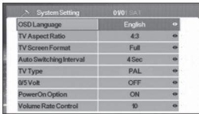 KENWOOD KTC-D500E - Definir o sistema - 3