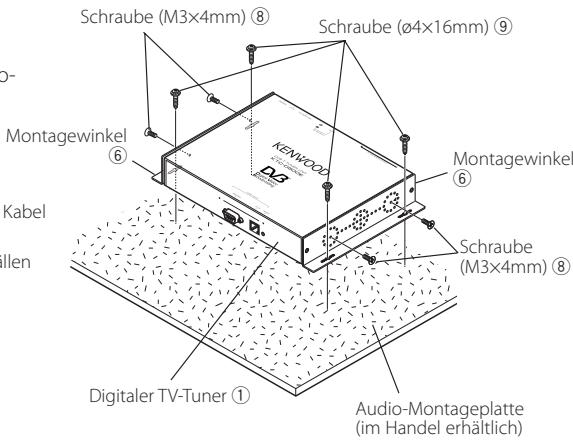 KENWOOD KTC-D500E - Installation mittels Schrauben - 2