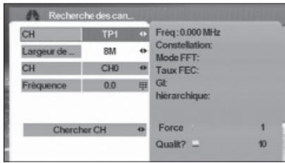 KENWOOD KTC-D500E - Recherche manuelle de chaînes (Recherche des canaux) - 2