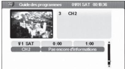KENWOOD KTC-D500E - Visualisation du guide de programmation - 1