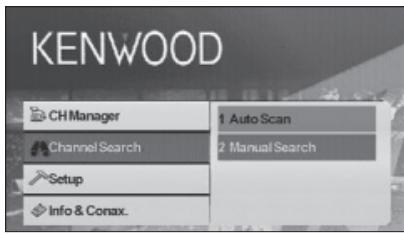 KENWOOD KTC-D500E - Ricerca manuale della stazione (Manual Search) - 1