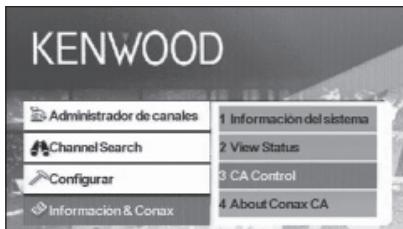 KENWOOD KTC-D500E - Configuración de CA Control - 1