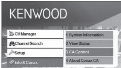 KENWOOD KTC-D500E - Definir o CA Control - 1