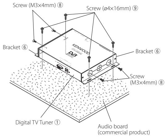 KENWOOD KTC-D500E - Installing with Screw - 2