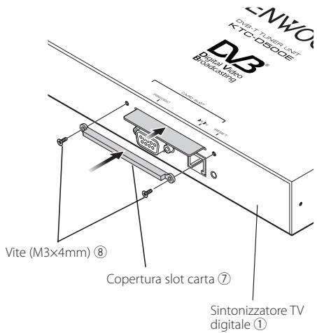 KENWOOD KTC-D500E - Inserimento della carta prepagata - 1