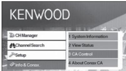 KENWOOD KTC-D500E - Impostazione del controllo di accesso al canale - 1