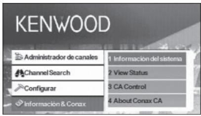 KENWOOD KTC-D500E - Mostrar la información - 1