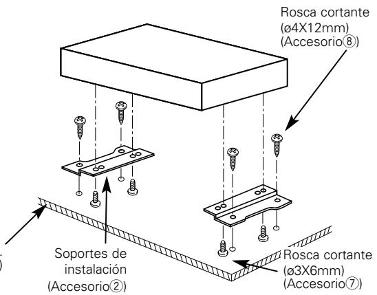 KENWOOD KVA-S300 - Fijación al panel de audio - 1