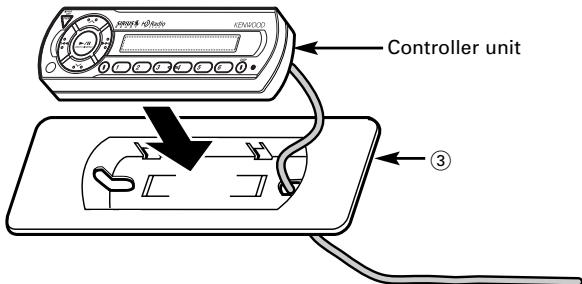 KENWOOD KCA-CM50 - Installation of Controller unit - 2