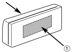 KENWOOD KCA-CM50 - - Instalación sin utiliser la placá de montajedeadorno ③ - 1