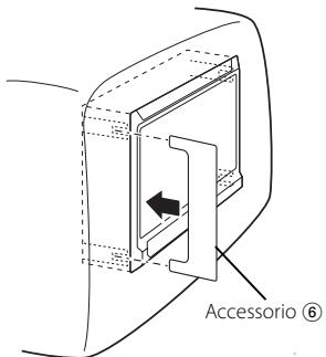 KENWOOD KOS-L702 - Rimozione del monitor (per poggiataba) - 1
