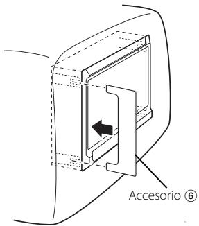 KENWOOD KOS-L702 - Extracción del monitor (para reposacabezas) - 1
