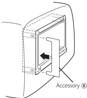 KENWOOD KOS-L702 - Removing the Monitor Unit (For Headrest) - 1