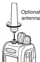 KENWOOD NX-300S - INSTALLING THE (OPTIONAL) ANTENNA - 1