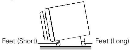 KENWOOD CS-X70 - Installing at a downward angle - 1