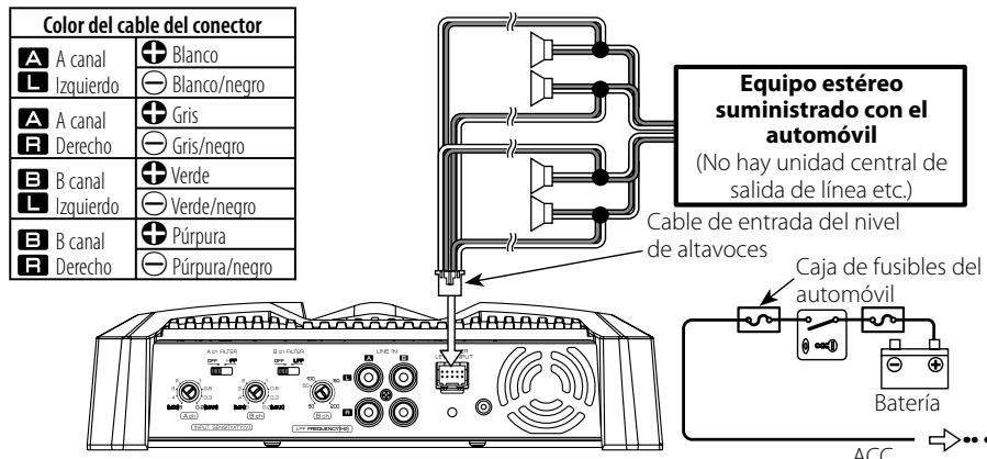 KENWOOD KAC-6404 - - Conexión para entrada de altavoz - 1
