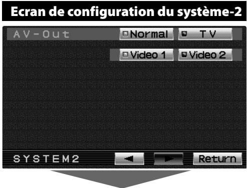 KENWOOD LZ-760R - Sortir de l'écran de configuration du système-1 - 1
