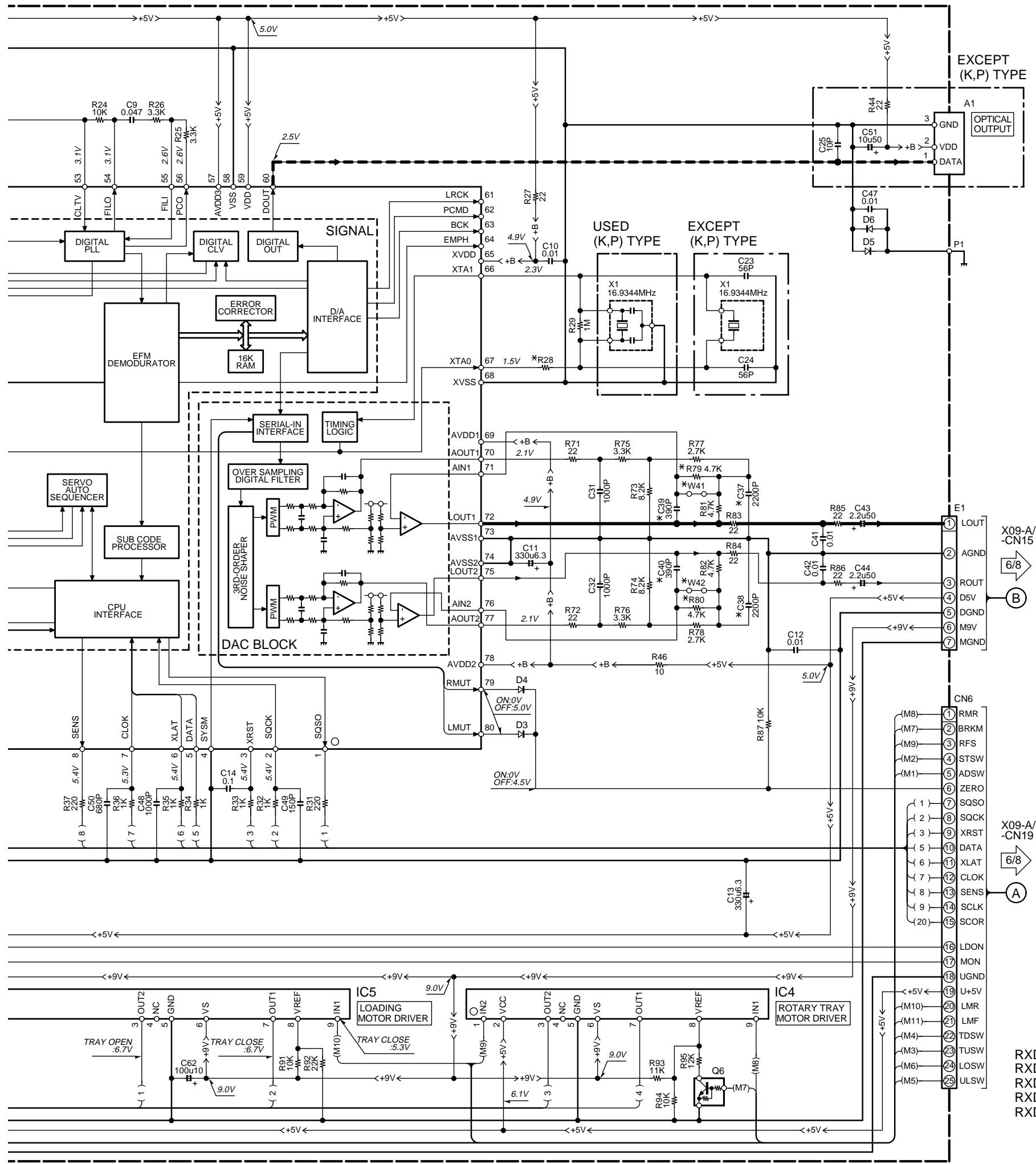 KENWOOD XD-501 - WIRING DIAGRAM - 2