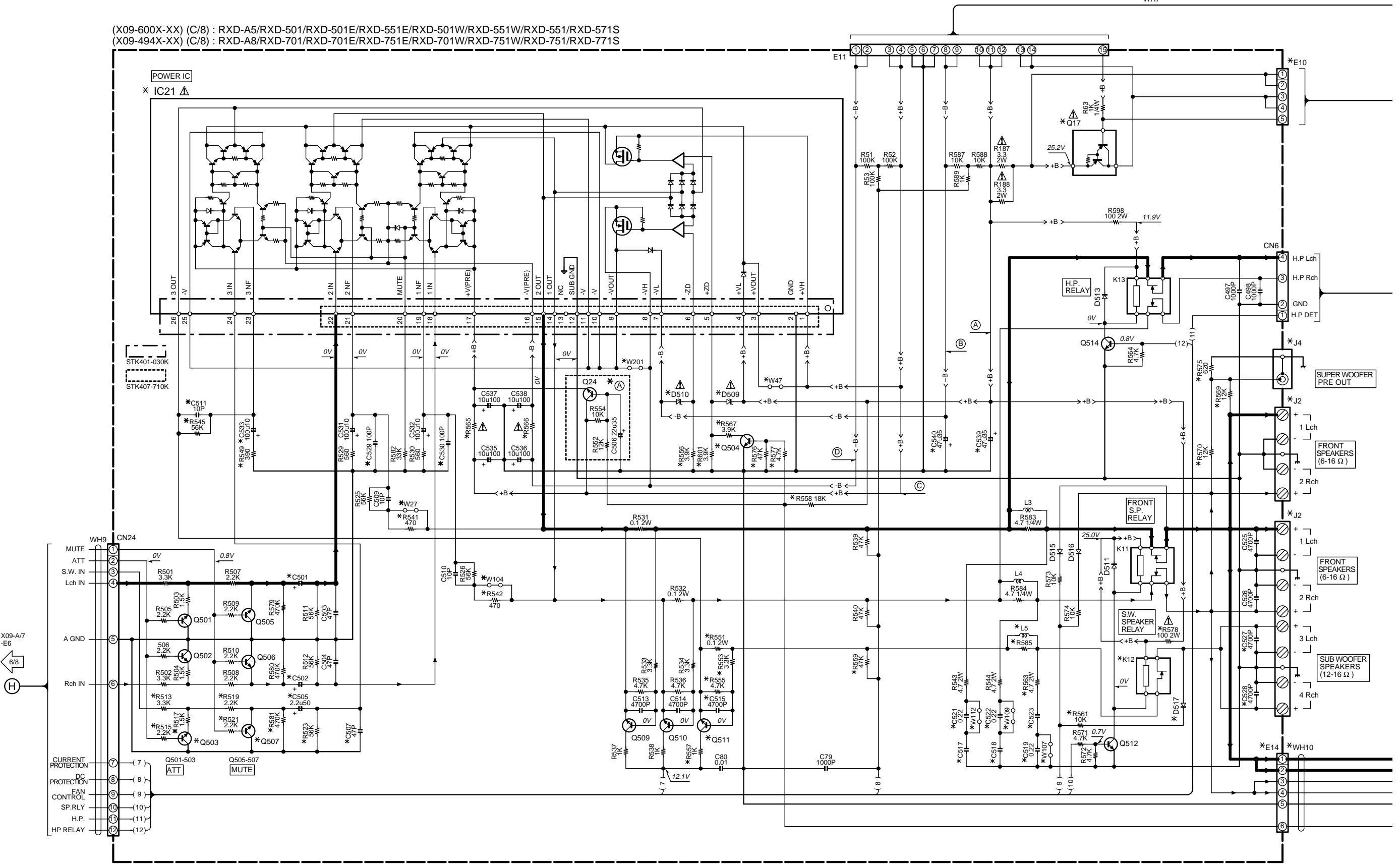 KENWOOD XD-501 - WIRING DIAGRAM - 20
