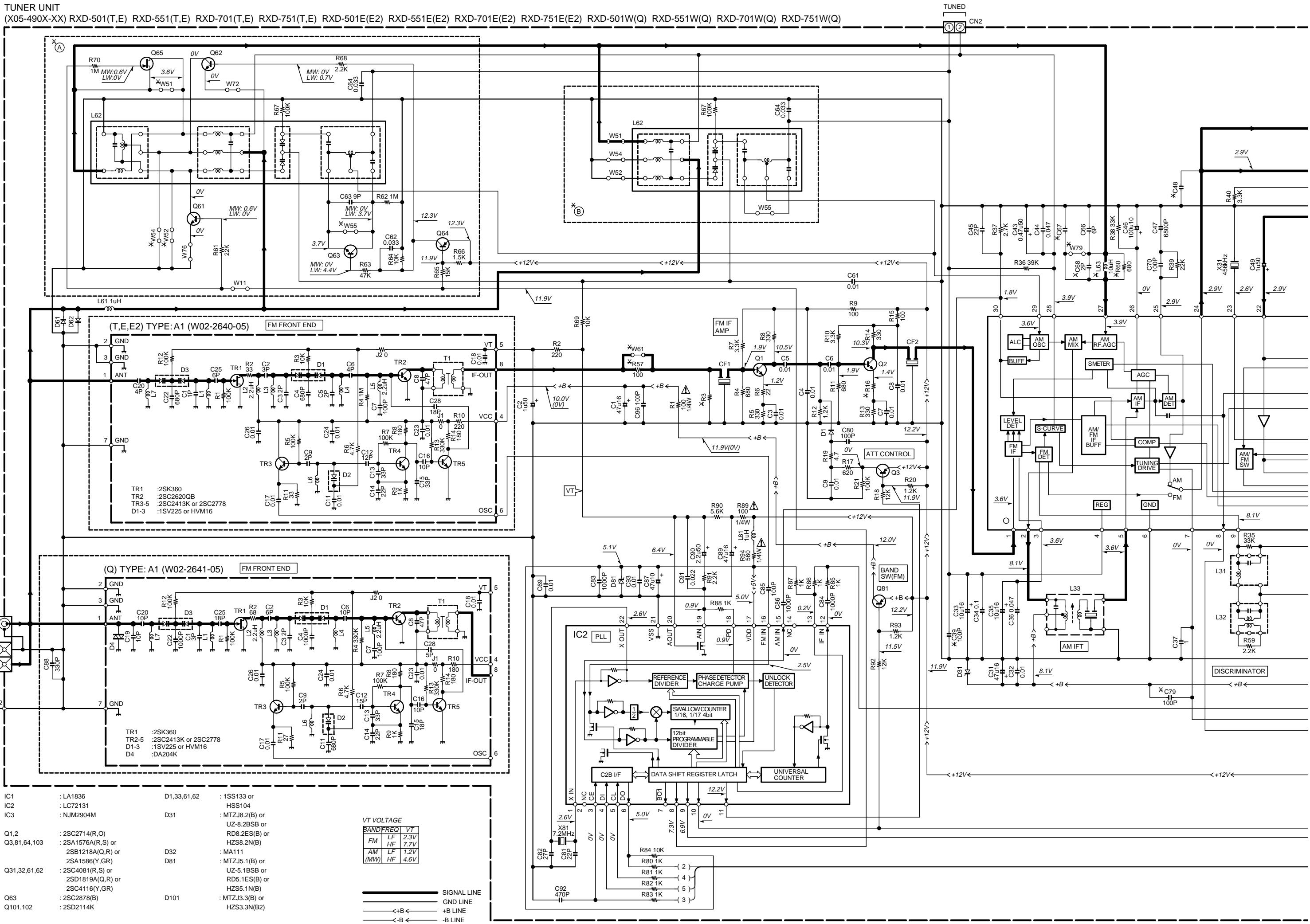 KENWOOD XD-501 - WIRING DIAGRAM - 4