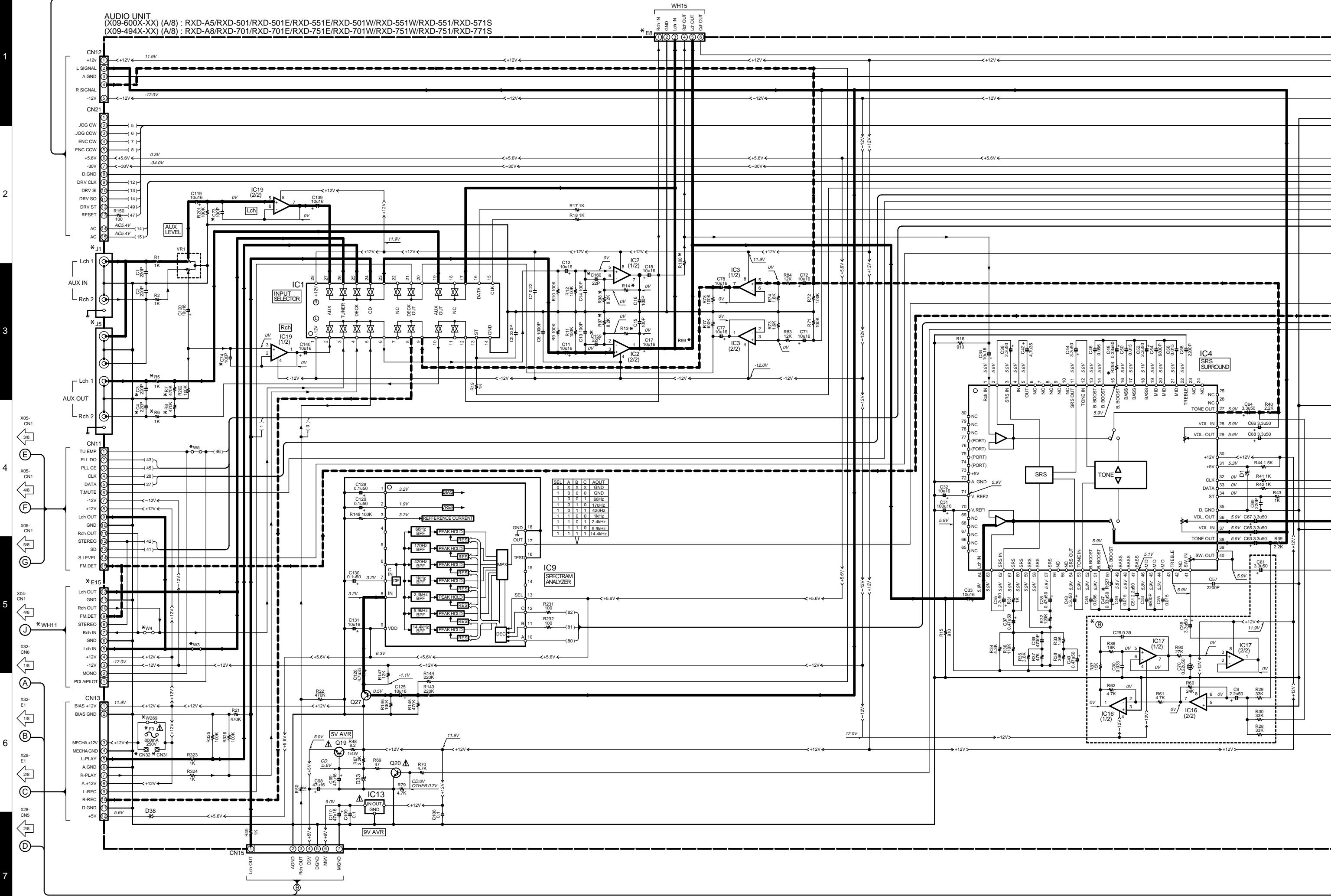 KENWOOD XD-501 - WIRING DIAGRAM - 13