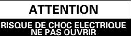 KENWOOD DVT-7300 - AVERTISSEMENT: POUR EVITER TOUT INCENDIE OU CHOC ELECTRIQUE, NE PAS EXPOSER CET APPAREIL A LA PLUIE OU A L'HUMIDITE. - 2