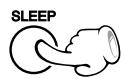 KENWOOD DVT-8300 - Appuyer sur la touche SLEEP de la télécommande pour régler l'heure de veille désirée. - 1